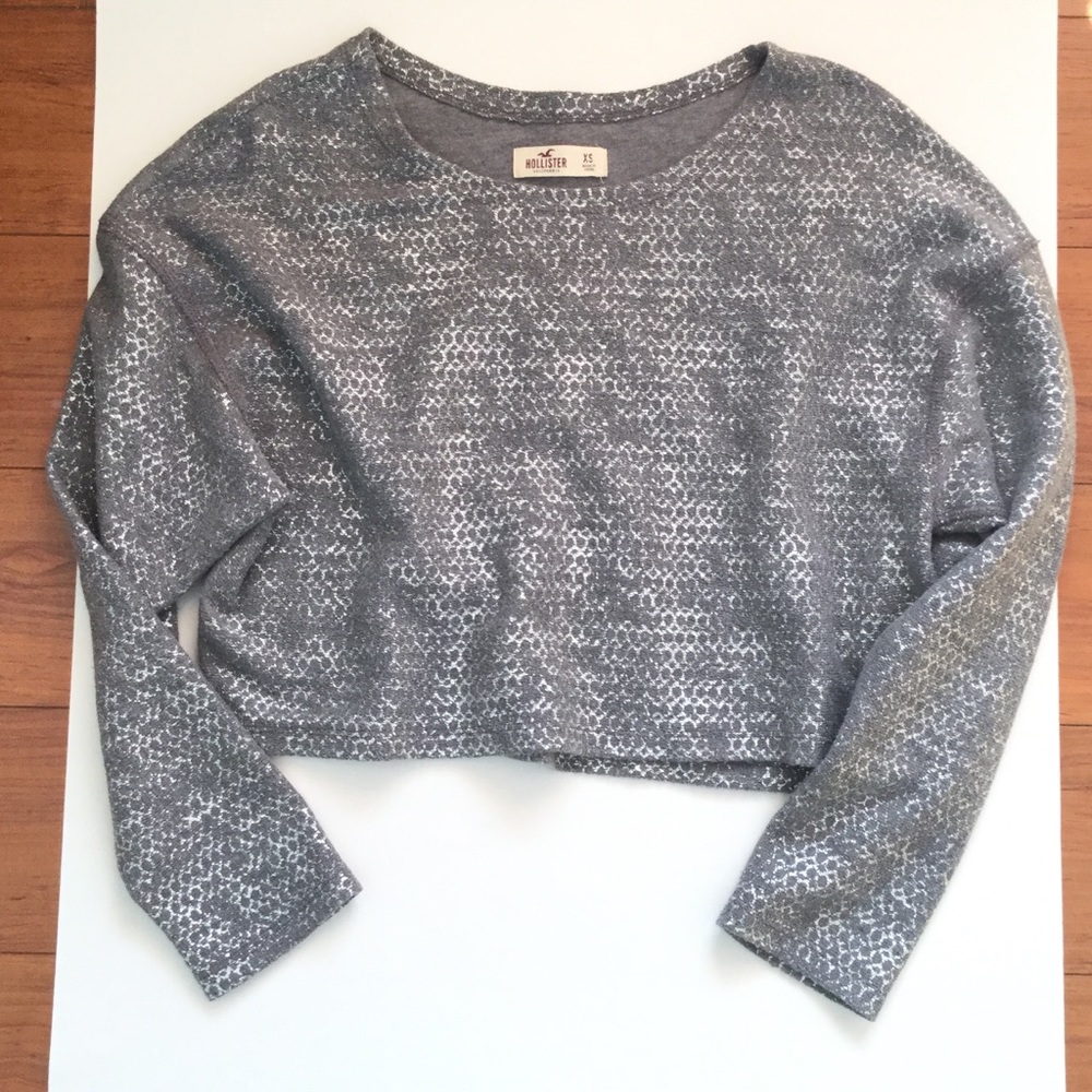 ⬇️PRICE-HOLLISTER CROP SWEATER ❤️